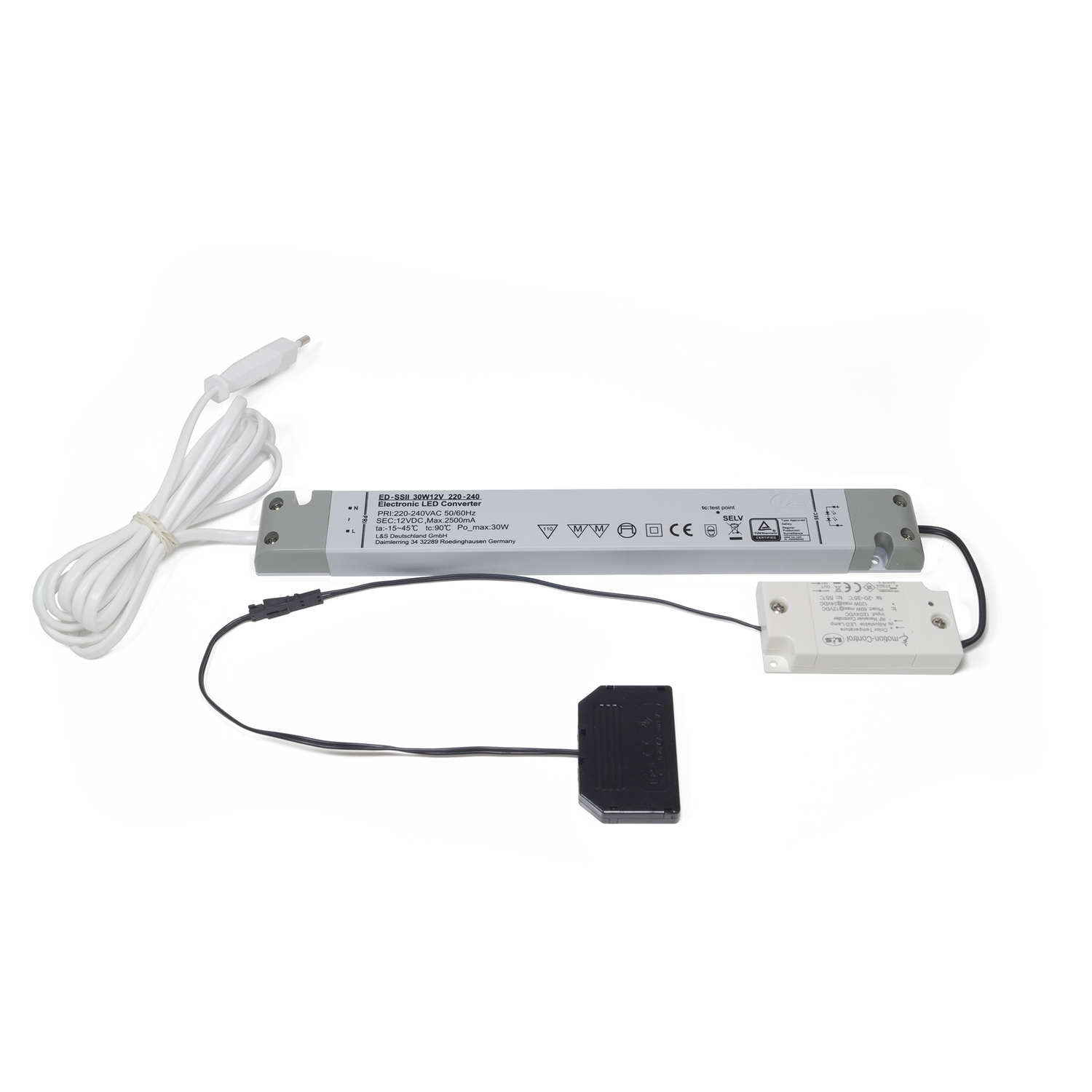Led Emotion Frankfurt sturing 30W, 12V, 2.5a ontvanger/konvertor